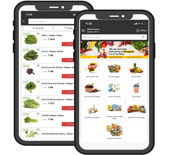 grocery app devp